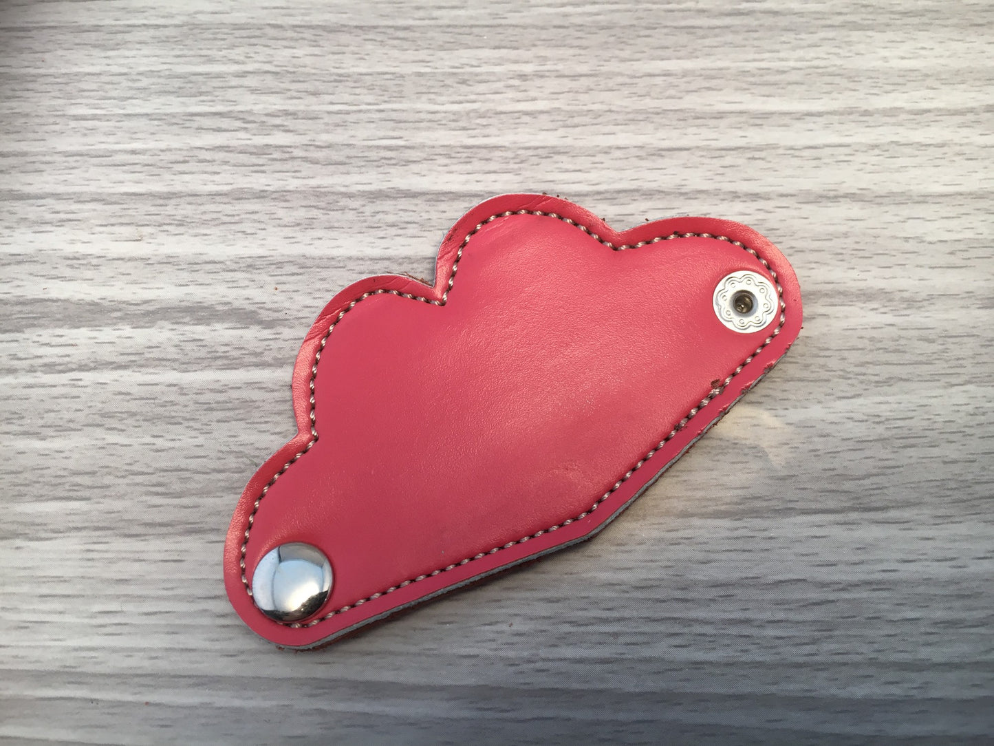 ★ランドセルで作ったハートのコードホルダー(同色2個セット)